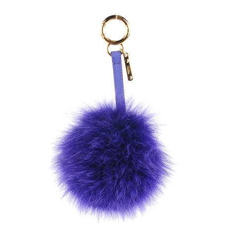 fendi fox fur pom pom|Fendi Multicolor Fox Fur Pom Pom Bag Charm .